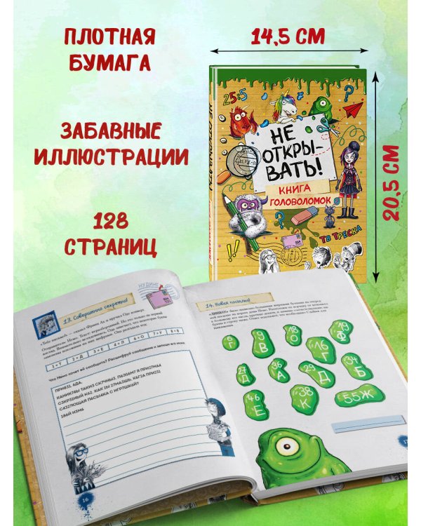 Не открывать! Книга головоломок
