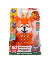 Обучающий мультиплеер с проектором, 50 песен, стихов и звуков, музыкальная сказка. "Умка" в кор.48шт