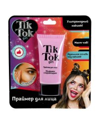 Праймер для лица, цвет розовый TIK TOK GIRL в кор.24*12шт