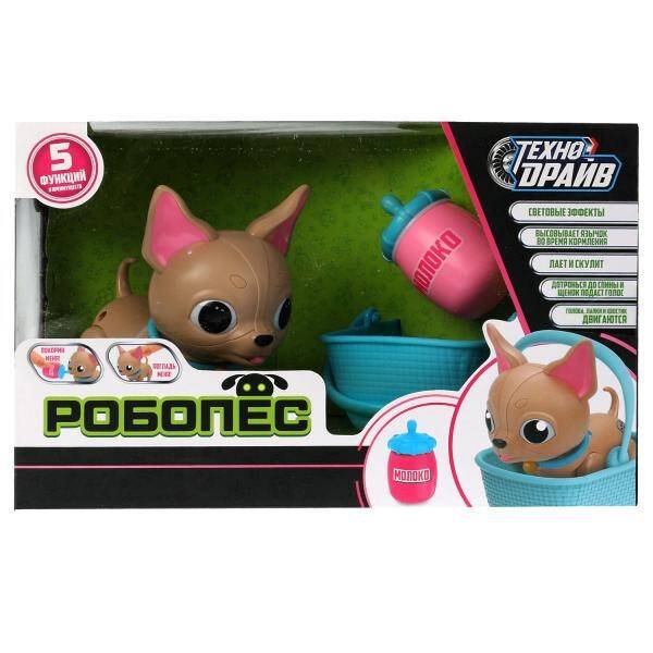 Робот "робопес" свет-звук, на бат., кор.27*19*17см ТЕХНОДРАЙВ в кор.2*18шт
