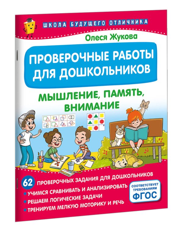 Проверочные работы для дошкольников. Мышление, память, внимание