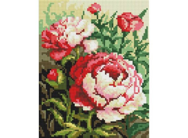 Мозаичные картины. Цветущий куст (417-ST-PS)
