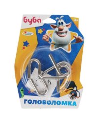 Головоломка мет. БУБА блист.13,4*10,2*4см ИГРАЕМ ВМЕСТЕ в кор.2*240шт