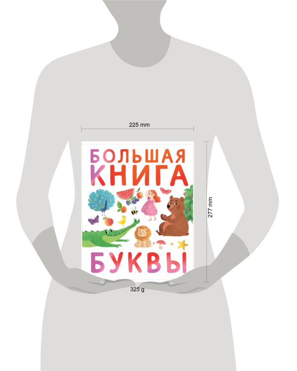 Первые книжки малыша. Большая книга. Буквы