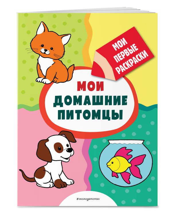 Мои домашние питомцы (раскраски с толстым контуром)