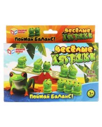 Настольная игра веселые лягушки, кор.22*16*5см Умные игры в кор.180шт