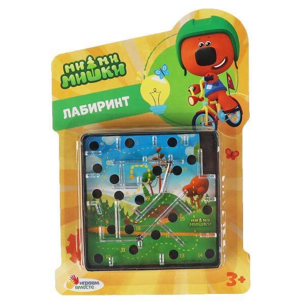 Логическая игра лабиринт Ми-ми-мишки блист.14,7*20,7*2см ИГРАЕМ ВМЕСТЕ в кор.2*210шт