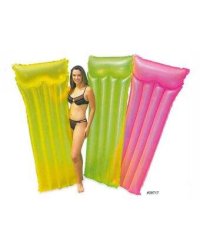 Матрас надувной для плавания 183x76 см. Неоновый INTEX (3 вида). Арт. 59717NP