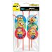 Minions 2. Набор трубочек для коктейля, 6 шт (3D дизайн)