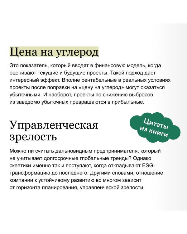Устойчивое развитие. Как обеспечивать рост бизнеса и создавать долгосрочные ценности