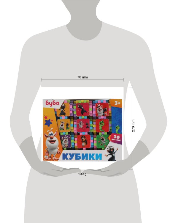 Настольная игра БУБА кор.27*21*6,5см ИГРАЕМ ВМЕСТЕ в кор.2*36шт