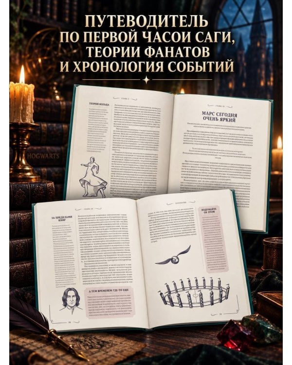 Дополнительное изображение книги «Гарри Поттер. Неофициальная книга-компаньон. Том 1. Философский камень: углубленное исследование»