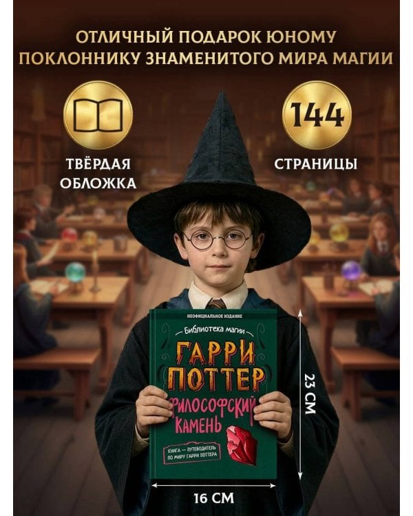 Дополнительное изображение книги «Гарри Поттер. Неофициальная книга-компаньон. Том 1. Философский камень: углубленное исследование»