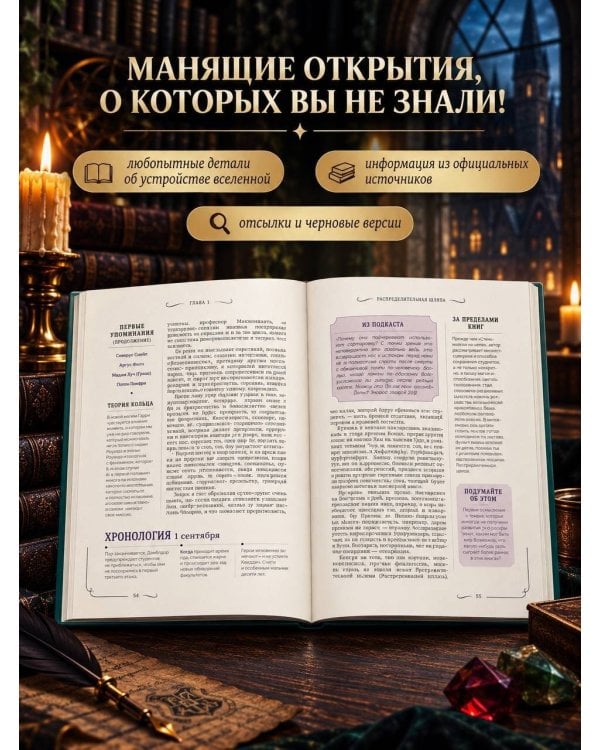 Дополнительное изображение книги «Гарри Поттер. Неофициальная книга-компаньон. Том 1. Философский камень: углубленное исследование»