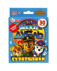 Супер щенки. НАЙДИ ПАРУ! Мега дубль 5 в 1. 30 карточек. 95х110х20мм. Умные игры в кор.50шт