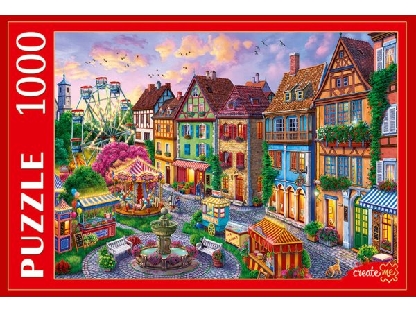 ПАЗЛЫ 1000 элементов. ФП1000-3878 ГОРОДСКОЙ ПАРК РАЗВЛЕЧЕНИЙ