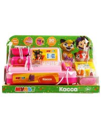 Касса "МУЛЬТ" на бат., (свет, звук) в кор. ТМ "ИГРАЕМ ВМЕСТЕ" в кор.2*18шт