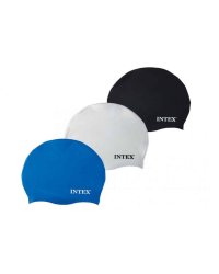 Шапочка для бассейна SILICONE SWIM CAP 3 цвета INTEX. Новинка. Арт. 55991