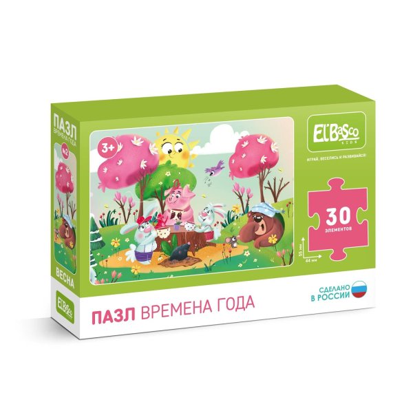 Пазлы 30 элементов (Ярасту) Пазл "Весна" 30 элементов