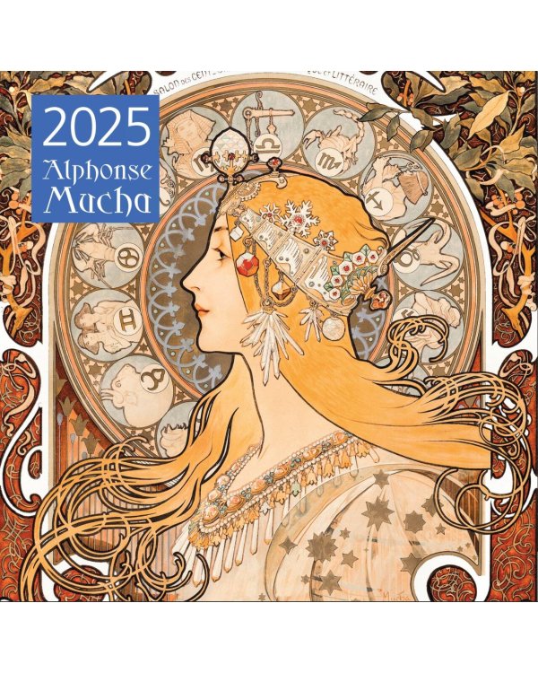 Альфонс Муха. Календарь настенный на 2025 год (300х300 мм)