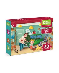 Пазлы "Дом. Гараж"  60 элементов