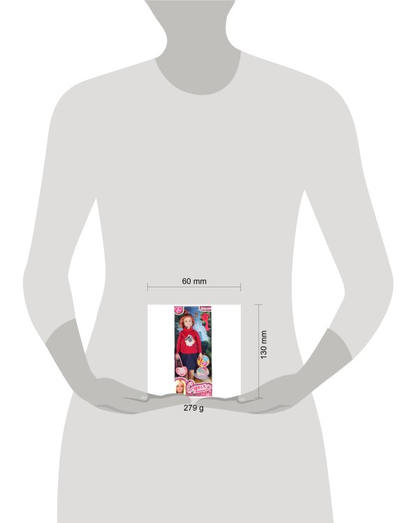 Кукла 29 см София plus size, беременная, 1 младенец, расческа, в коробке КАРАПУЗ в кор.24шт
