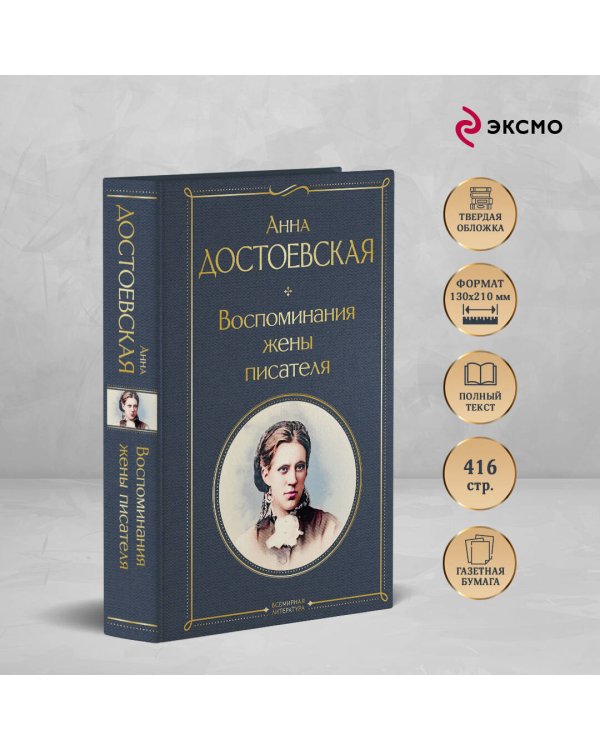 Дневники Достоевских (комплект из 2 книг: "Дневник писателя", "Воспоминания жены писателя")