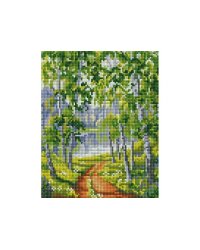 Мозаичные картины . Из рощи (001-ST-PS)