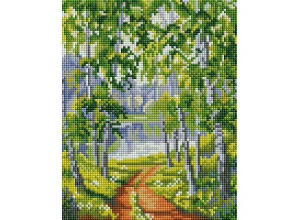 Мозаичные картины . Из рощи (001-ST-PS)