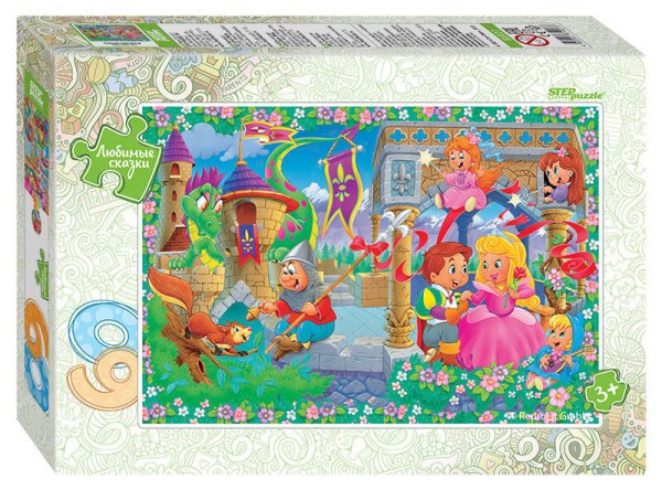 60 (STEPpazzle) Мозаика "puzzle" 60 "Спящая красавица" (Любимые сказки)