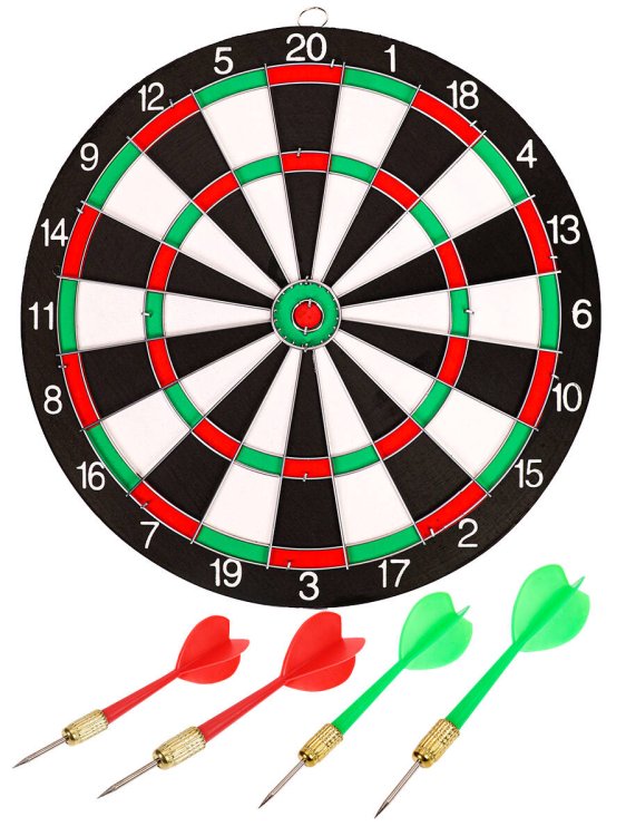 КЛАССИЧЕСКИЕ (Рыжий Кот) Серия Спорт и отдых. Дартс. ЦЕЛЬ 12" (30 см, металл). Арт. G20192