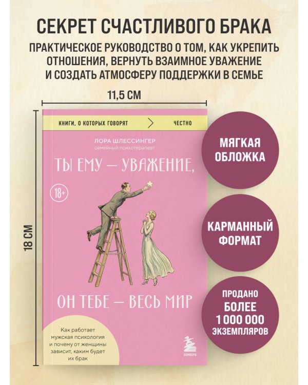 Дополнительное изображение книги «Ты ему - уважение, он тебе - весь мир. Как работает мужская психология и почему от женщины зависит, каким будет их брак»