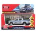 Машина металл MITSUBISHI L200 PICKUP ПОЛИЦИЯ 13 см, двери, багаж, кор. Технопарк в кор.2*36шт