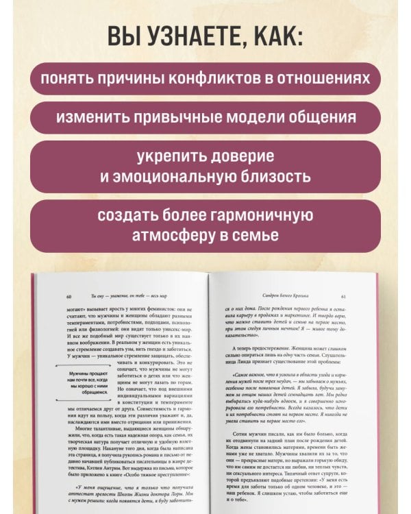 Дополнительное изображение книги «Ты ему - уважение, он тебе - весь мир. Как работает мужская психология и почему от женщины зависит, каким будет их брак»