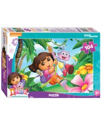 Мозаика "puzzle" 104 "Даша-путешественница" (Никелодеон)