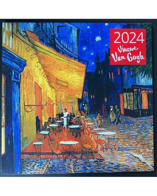 Винсент Ван Гог. Ночная терраса кафе. Календарь настенный на 2024 год (300х300 мм)