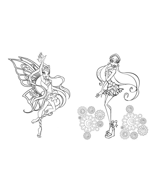 Winx Club. Твори волшебство! Большая раскраска