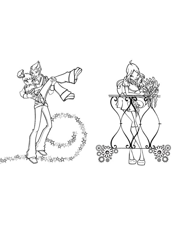 Winx Club. Твори волшебство! Большая раскраска