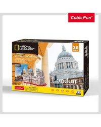3D пазл National Geographic Собор Святого Павла, 107 деталей