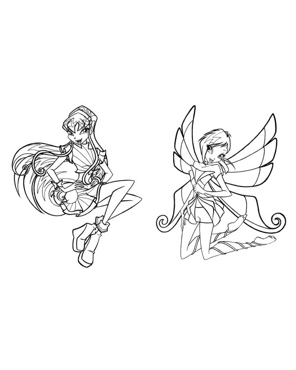 Winx Club. Твори волшебство! Большая раскраска