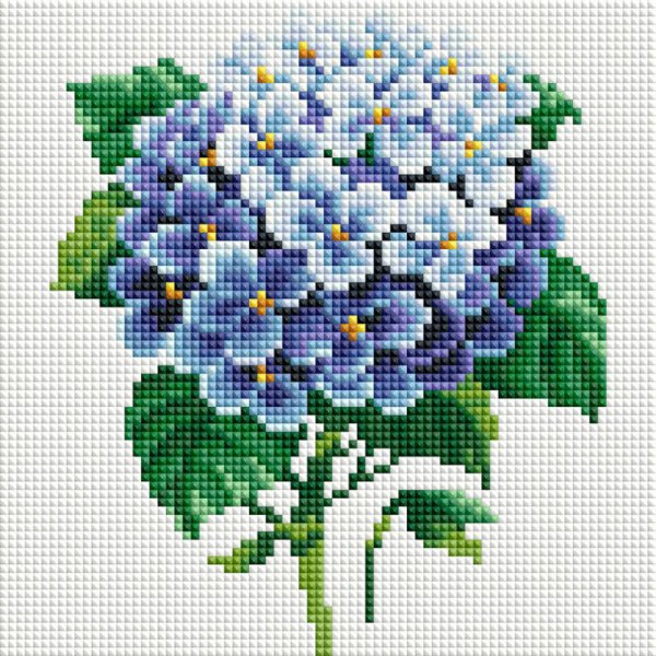 Мозаичные картины (Белоснежка) 461-ST-PS Ветка гортензии