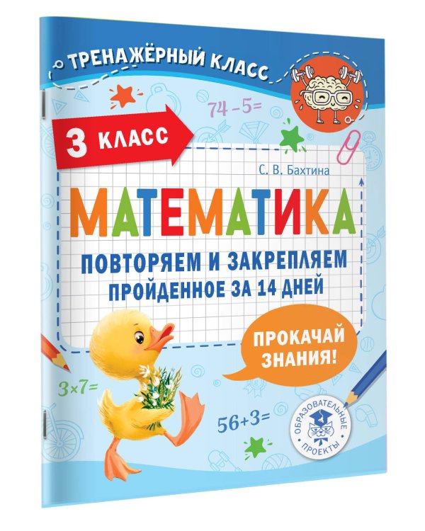Математика. Повторяем и закрепляем пройденное в 3 классе за 14 дней