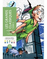 Coloriages mysteres Disney Les grands classiques Tome 2 Раскраска Волшебный мир Диснея Великая классика том 2 /Книги на английском языке