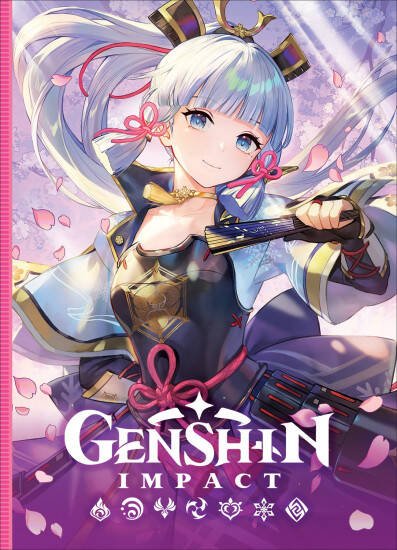 Genshin Impact на каждый день с наклейками (розовый)