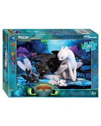 Мозаика "puzzle" 104 "Как приручить дракона - 3" (Dreamworks)