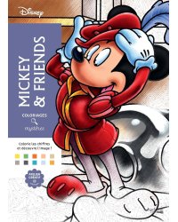 Coloriages mysteres Disney Mickey and friends Раскраска Волшебный мир Диснея Микки и его друзья /Книги на английском языке