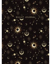 Блокнот в точку: Bullet Journal (эзотерический темный, 160 c., с наклейками)