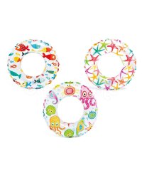 Круг надувной для плавания 51 см. Цветные рыбки INTEX Новый дизайн (3 вида). Арт. 59230NP