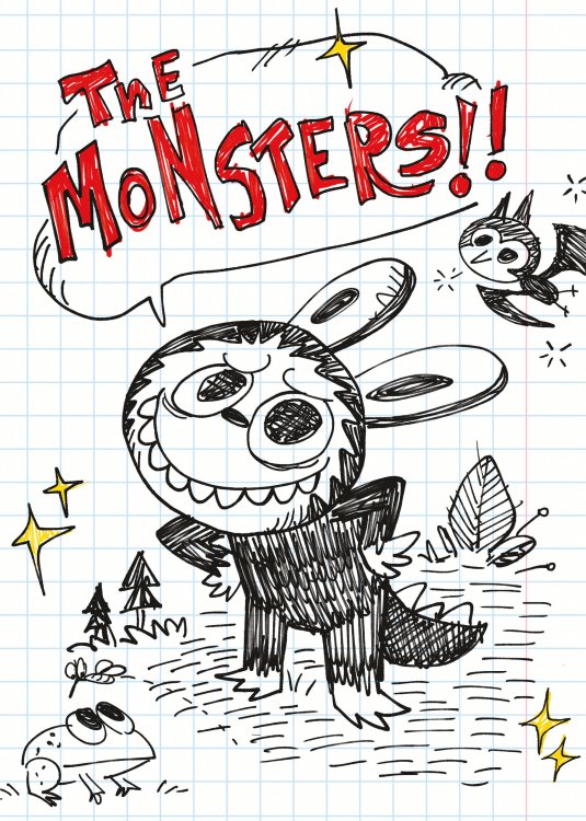 The Monsters. Тетрадь в клетку общая (3) (А5, 48 л., мягкая обложка)