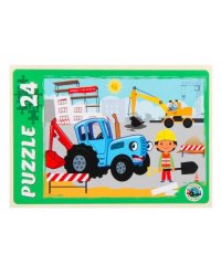 15. МАКСИ-ПАЗЛЫ 24 элемента. Лицензия/ СИНИЙ ТРАКТОР №6 (Арт. ПУ24-1776)